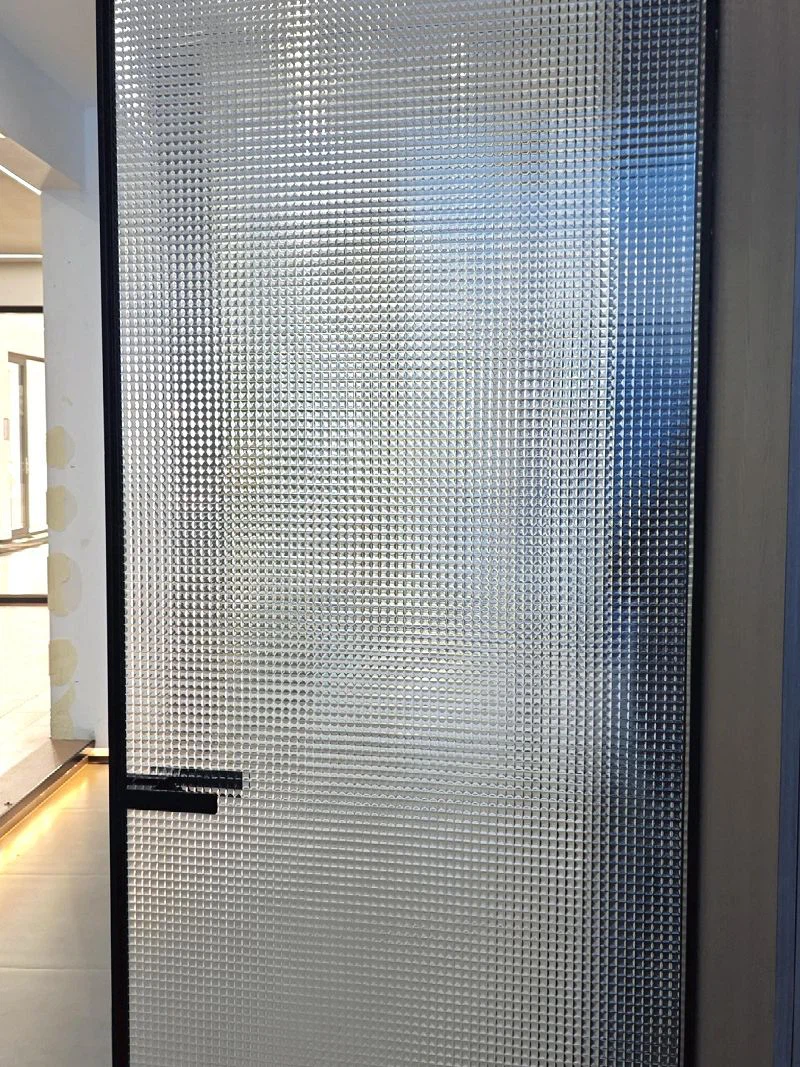 Aluminum Frame Tempered Glass Swing Door